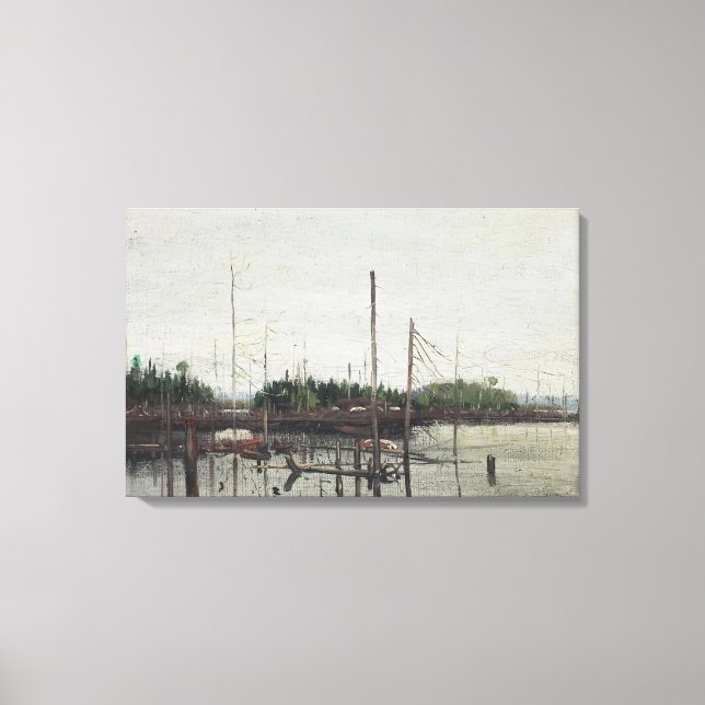 Impressão Em Tela Tom Thomson - DROWNED LAND 1912 (Frente)