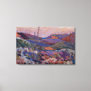 Impressão Em Tela Tom Thomson - FIRE SWEPT COLINAS 1915