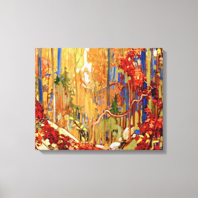 Impressão Em Tela Tom Thomson - Garland do outono (Frente)