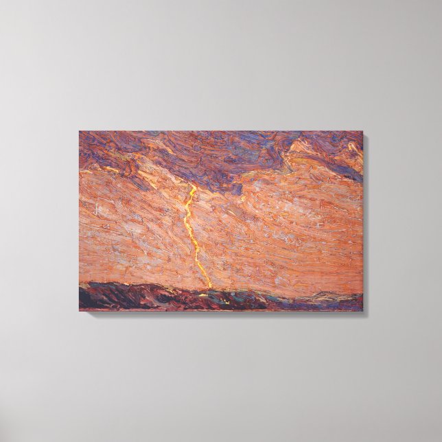 Impressão Em Tela Tom Thomson - LAGO DE CANA LIGADOR 1915 (Frente)