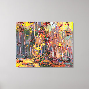 Impressão Em Tela Tom Thomson pintura, Maple Saplings