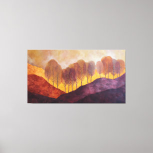 Impressão Em Tela Tomada de Parede de Paisagem Surrealista Abstrata 