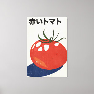 Impressão Em Tela Tomate Vermelho