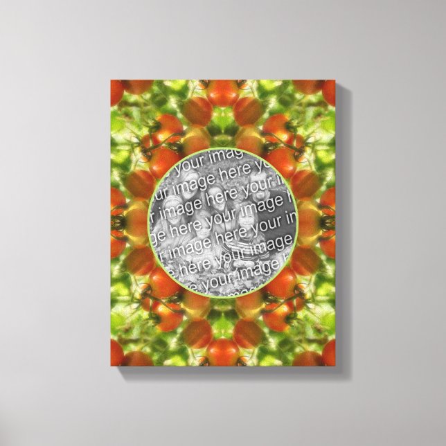 Impressão Em Tela Tomates Garden Cherry Frame Crie sua própria foto (Frente)