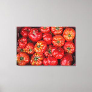 Impressão Em Tela Tomates No Mercado