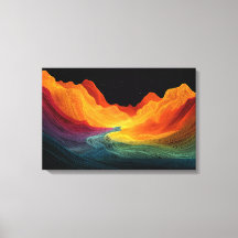 Topografia Vibrante | Paisagem Surrealista (60cm x