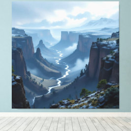 Impressão Em Tela Tor zur Tiefe – Die geheimnisvolle Schlucht