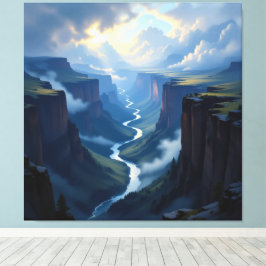 Impressão Em Tela Tor zur Tiefe – Die geheimnisvolle Schlucht