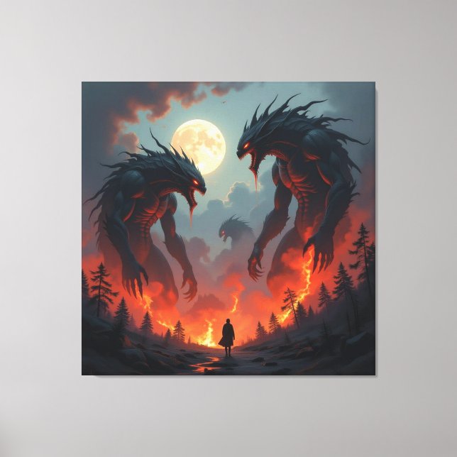 Impressão Em Tela Tor zur Unterwelt – Reich der Schatten (Frente)