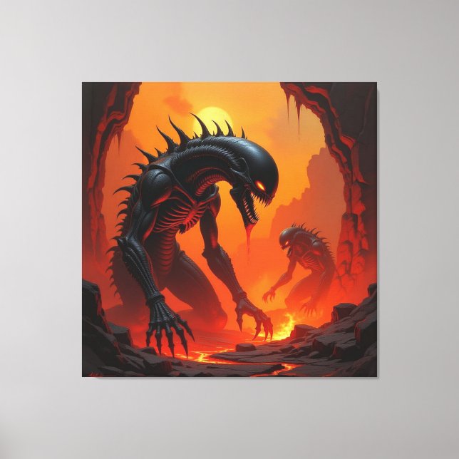 Impressão Em Tela Tor zur Unterwelt – Reich der Schatten (Frente)