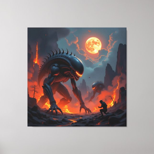 Impressão Em Tela Tor zur Unterwelt – Reich der Schatten (Frente)