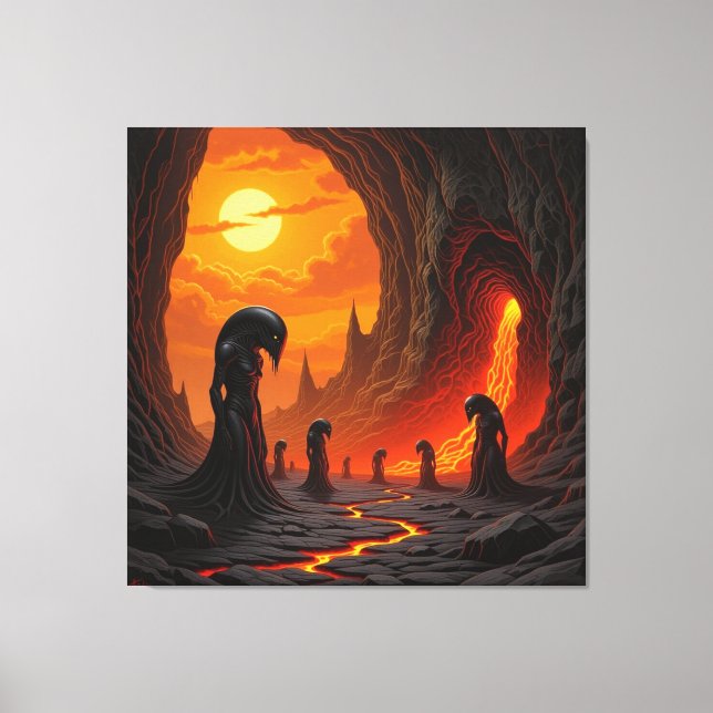 Impressão Em Tela Tor zur Unterwelt – Reich der Schatten (Frente)