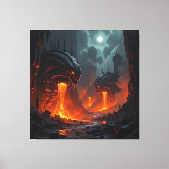 Impressão Em Tela Tor zur Unterwelt – Reich der Schatten (Frente)