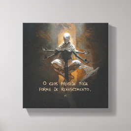 Impressão Em Tela Tormenta (com frase)