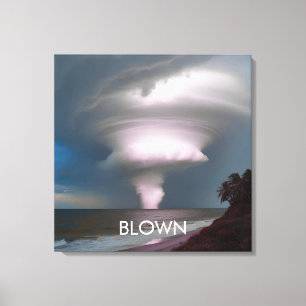 Impressão Em Tela Tornado Personalizado Twister Storm