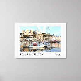 Impressão Em Tela Torquay Marina, English Riviera, Devon