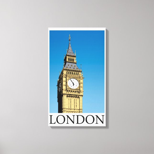 Impressão Em Tela Torre Big Ben Clock (Frente)