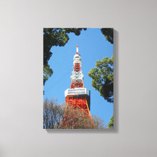 Impressão Em Tela Torre de Tóquio, Japão
