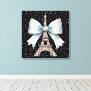 Impressão Em Tela Torre Eiffel com Travesseiro decorativo de Arco