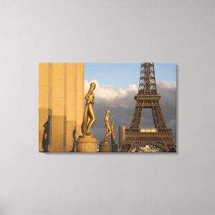 Impressão Em Tela Torre Eiffel do Palácio de Chaillot, Paris,