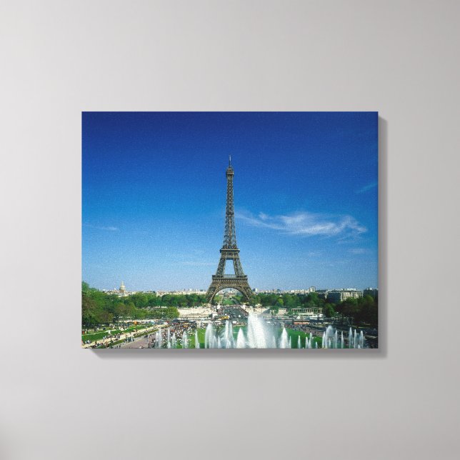Impressão Em Tela Torre Eiffel, Paris, França (Frente)