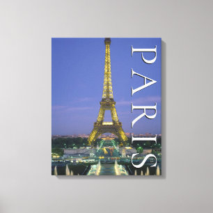 Impressão Em Tela Torre Eiffel Paris, França