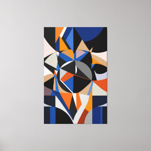 Impressão Em Tela Total Abstraction