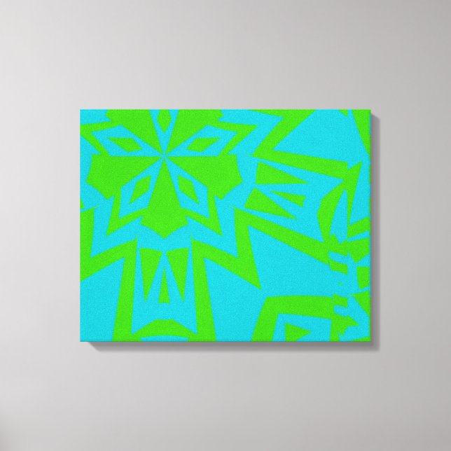 Impressão Em Tela Totalmente Abstrato (Frente)