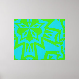 Impressão Em Tela Totalmente Abstrato
