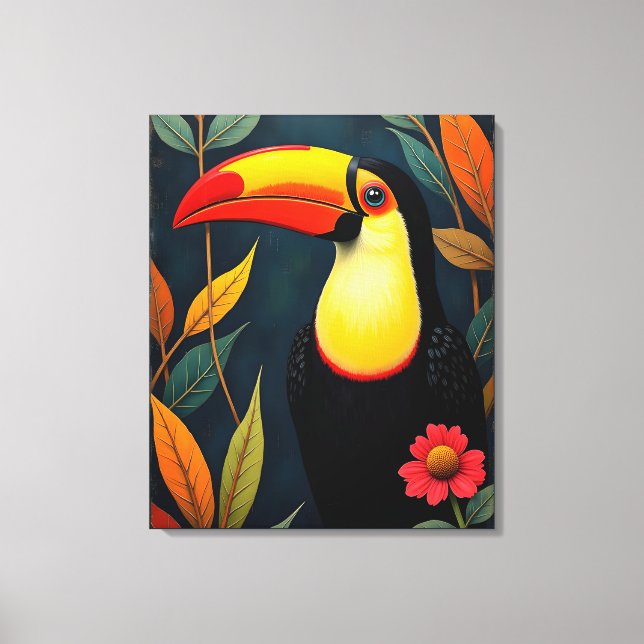Impressão Em Tela Toucan (Frente)