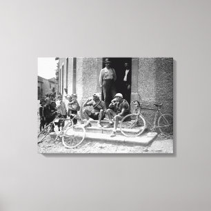 Impressão Em Tela Tour de France 1921 Depois do Estágio Hora da Cerv