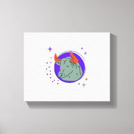 Impressão Em Tela Touro