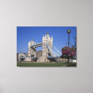 Impressão Em Tela Tower Bridge, River Thames, Londres, Inglaterra