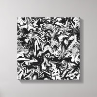 Trabalho de arte de Abstrato branco e preto