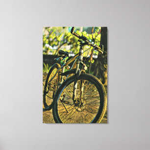 Impressão Em Tela Trabalho de arte de bicicleta