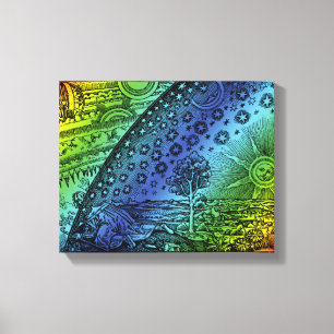 Impressão Em Tela Trabalho de arte de Graduação do Céu Flammarion