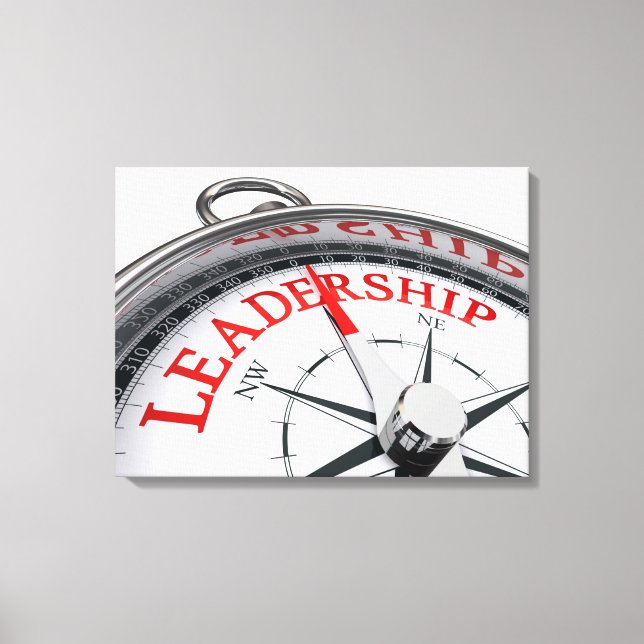 Impressão Em Tela Trabalho de arte de liderança Sepia (Frente)