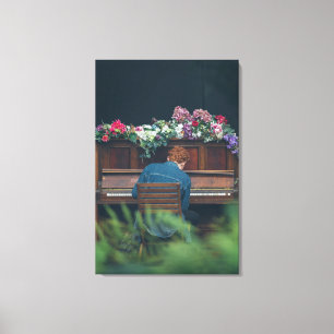Impressão Em Tela Trabalho de arte de Piano legal