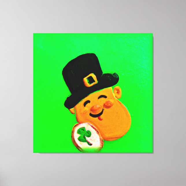 Impressão Em Tela Trabalho de arte de pintura irlandesa. Comprar Ago (Frente)