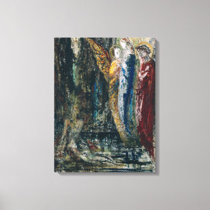 Impressão Em Tela Trabalho e os anjos, c.1890