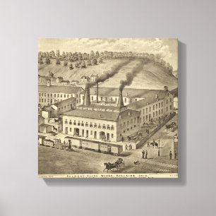 Impressão Em Tela Trabalhos de vidro de Belmont, Bellaire, Ohio