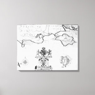 Impressão Em Tela Trace No.7 que mostra a rota da frota da armada