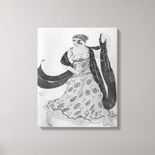 Impressão Em Tela Traje o design para "Cleopatra", 1910