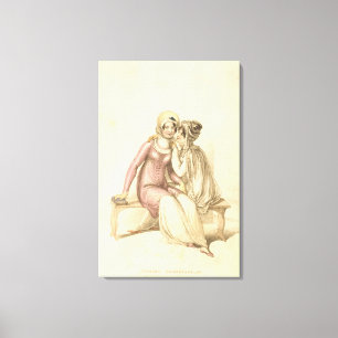 Impressão Em Tela Trajes da praia da noite, do passeio ou do mar,