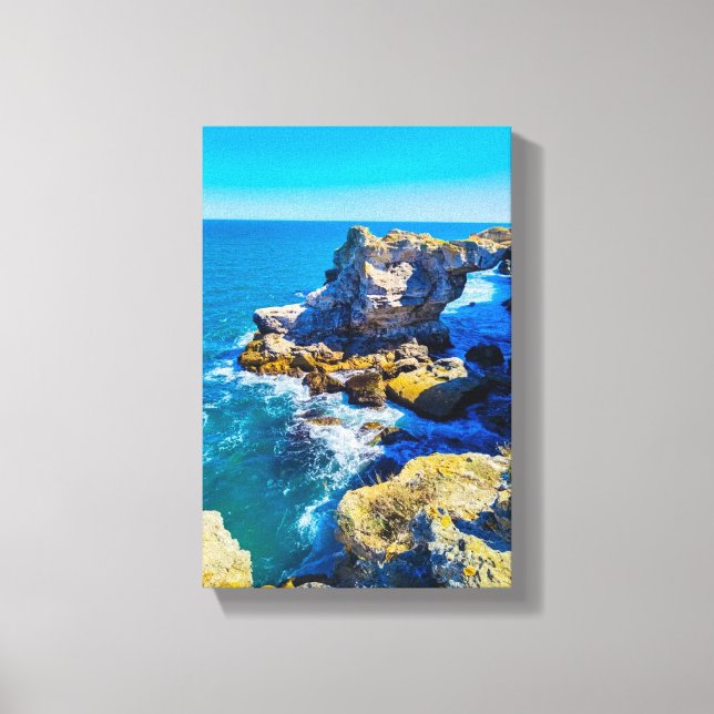 Impressão Em Tela Tranquil Beach Wild Nature  (Frente)