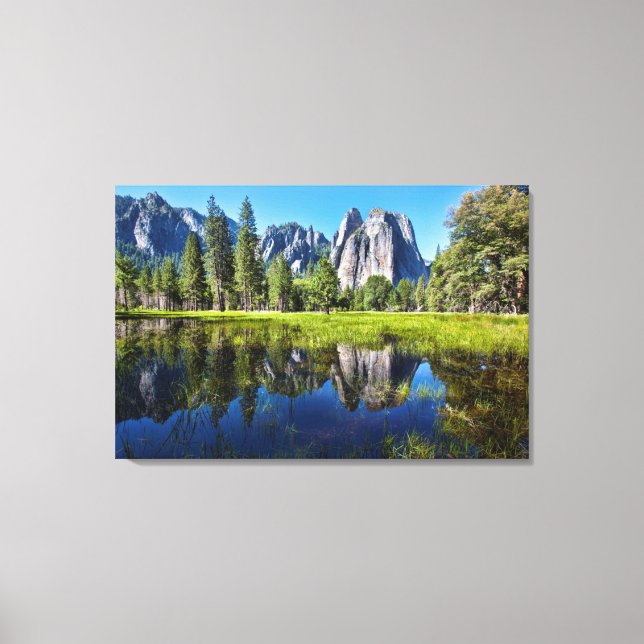 Impressão Em Tela Tranquilidade Em Yosemite (Frente)