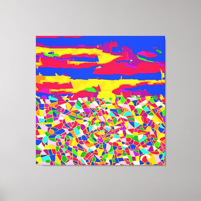 Impressão Em Tela Transcendência Abstrata (Frente)