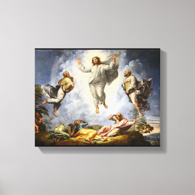 Impressão Em Tela Transfiguração do Cristo - Raphaello Sanzio 1520 (Frente)