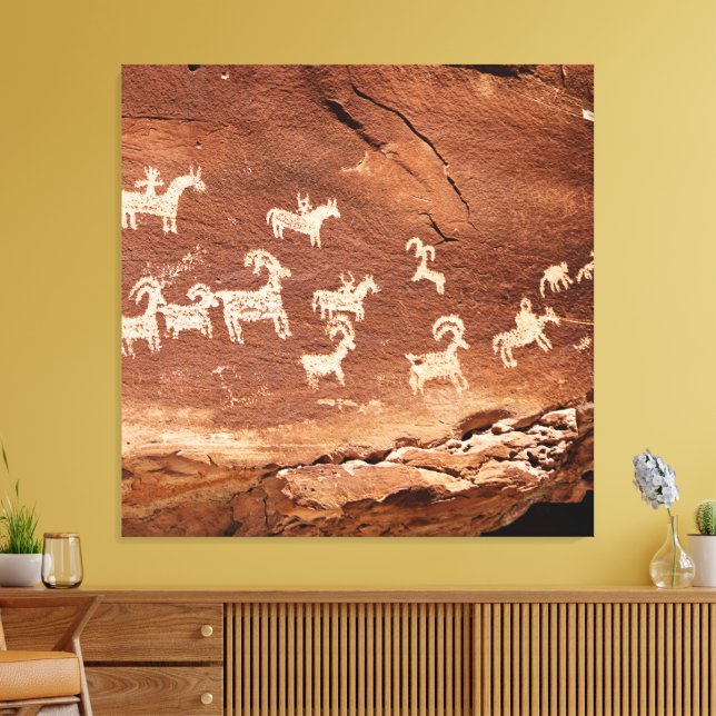 Impressão Em Tela Transform Your Walls Into a Sacred Story Southwest (Insitu(Sala de estar))