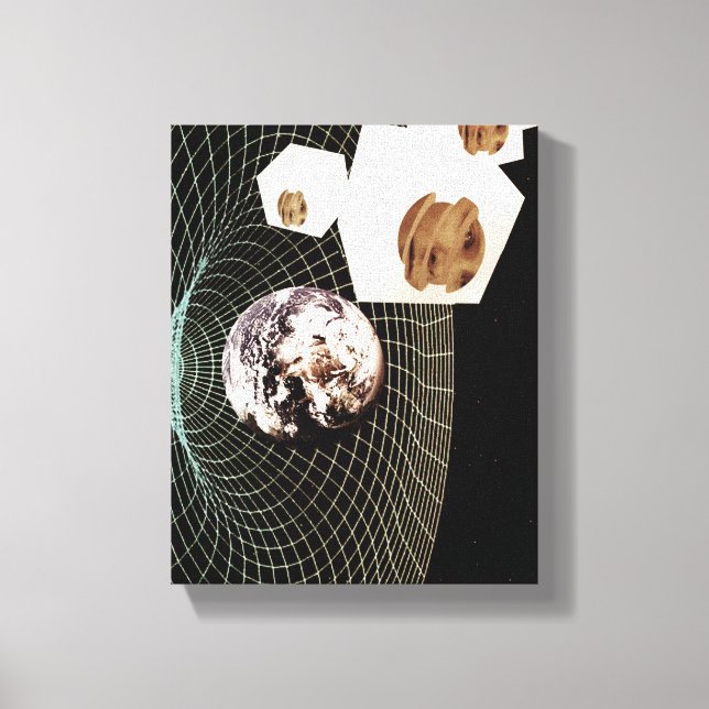 Impressão Em Tela Transição para outra dimensão (Frente)